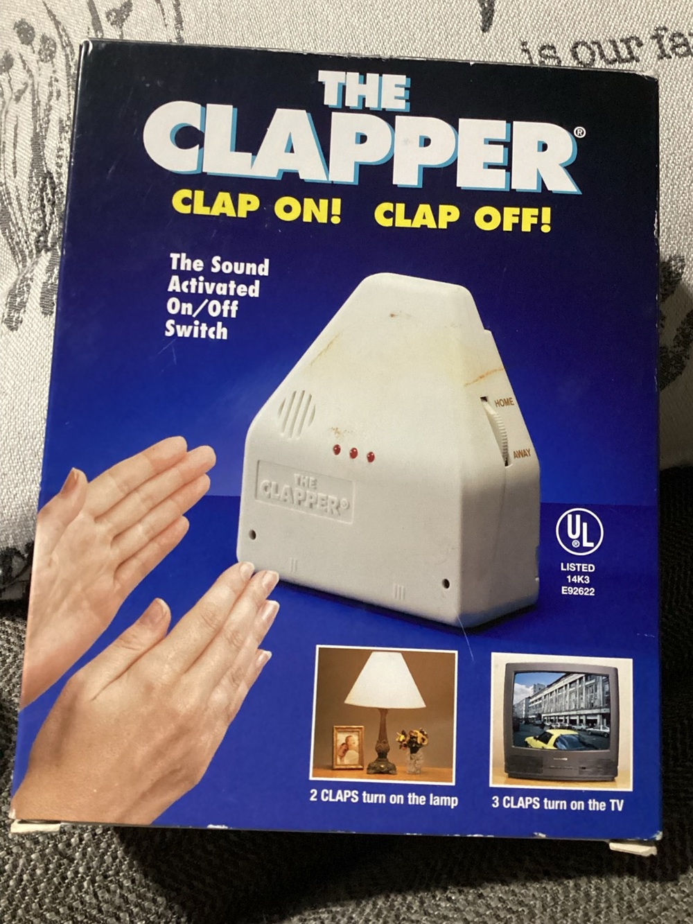 Vintage The Clapper Clap On Clap Off Sound Activated Switch 1998 NOS Open Box